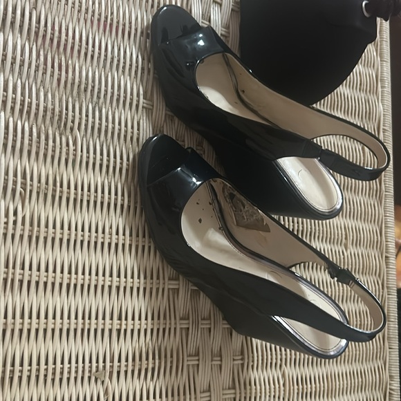 Jessica Simpson wedge heels and purse! - Picture 2 of 7